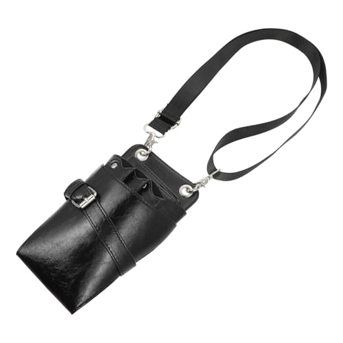 FOMIYES Scissors Cut Hair Tool Bag Hairdressing Scissors Pouch Fanny Pack for Women Leather Scissor Case Minimalist Design