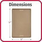 GoodCook BestBake Nonstick Textured Carbon Steel Cookie Sheet, 11" x 17", Large Baking Sheet, Even Heating, Scratch-Resistant, Non-Toxic, Durable, Ideal for Baking and Sheet Pan Dinners