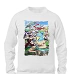 MERCHANDMANIA Sudadera A3 Sangri la Frontier Personajes Dibujos MMO Online Sweatshirt