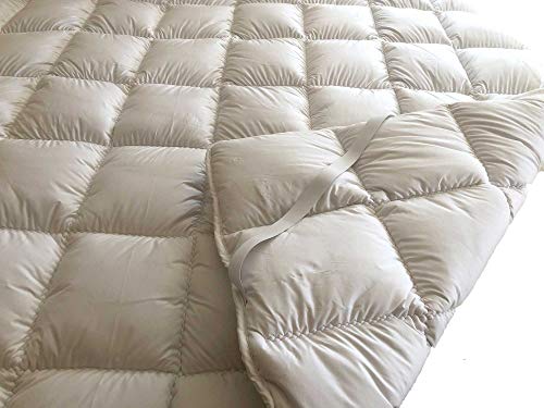 Alpaka Topper Füllung 100% Baby Alpaka Füllmenge 4500g (160x200cm) Cover