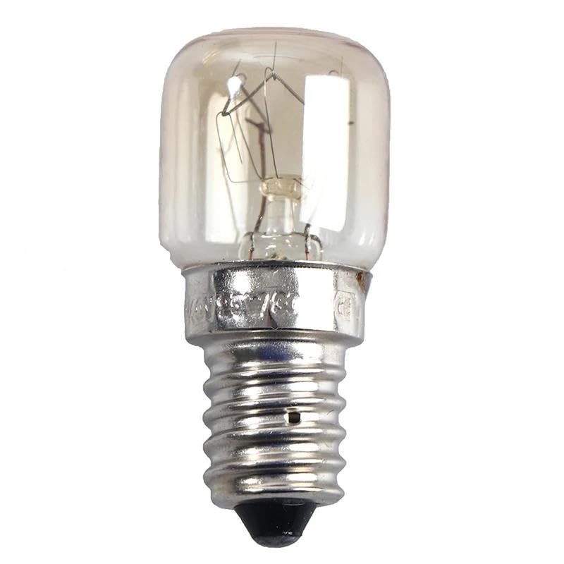 Oven Light 15W 25W High Temperature Resistant 300 Degree Oven Microwave Oven Bulb Salt Lamp E14 Small Screw Mouth,E14S-15W,1pc
