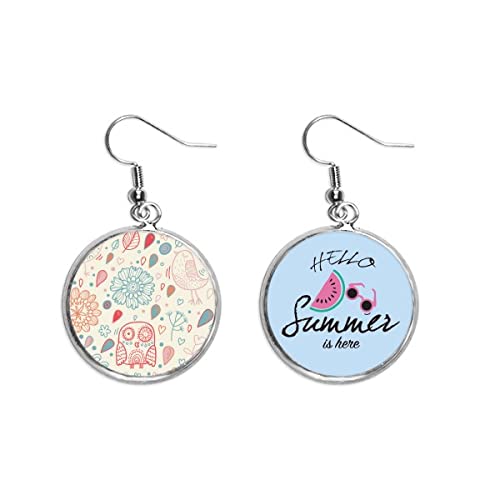Pendientes de sandía ligeros para renovar tu look diario de oficina en verano