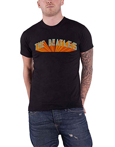 The Beatles T Shirt Live in Japan Band Logo Back Print Nouveau Officiel Homme - Les Beatles, Paul McCartney, John Lennon, RIngo Starr, George Harrison The Beatles T Shirt Live in Japan Band Logo Back Print Nouveau Officiel Homme