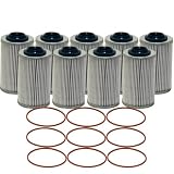 Wix Engine Oil Filter Kit Metal Canister 9 Pieces For Cadillac ATS 3.6 V6 57090XP-Set9