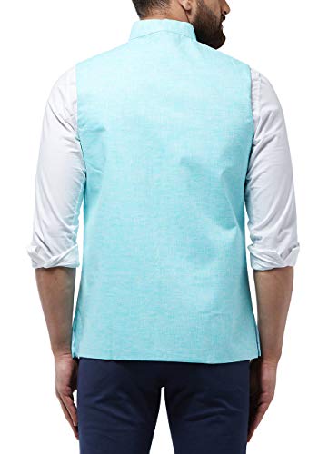 Image of SOJANYA (Since 1958 Men's Cotton Linen Blend Waist Coat
