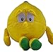 Produktbild BriskyM 1 Stück Früchte Gemüse Weich Plüschtier Baby Jungen Mädchen Stofftiere Schlaf Komfort Spielzeug für Baby Kinder Lernen Geschichte Spielzeug Puppen (Zitrone, 22cm)