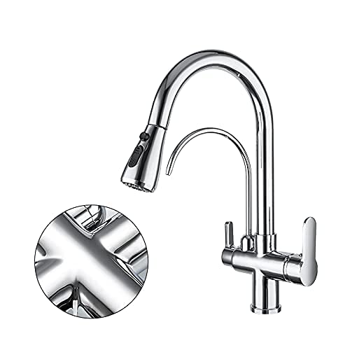 Mitigeur eau potable chaude et froide avec bec extractible 2P - 3