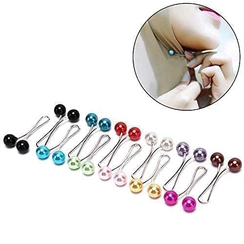Sanbo Women's Hijab Clip Pins - 12 Pieces, Multi