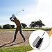 rockible Golfs Power Resistance Practicer Practice Aid Ideal Gift Golf Practicing Aid Fan Training Tool for Beginner Strength Golfers, Gray