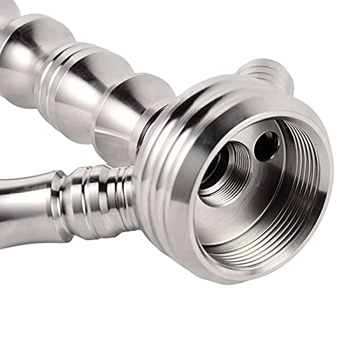 YUNZHIDUAN Glas Shisha Shisha Pipes Set, 2021 2 Schlauch Shisha Komplettset, Micro Modern Acryl Bubble Shisha mit… – Bild 5