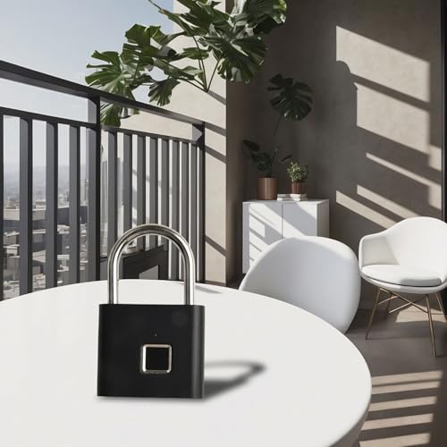 Cadenas à empreinte digitale en acier inoxydable 304 premium