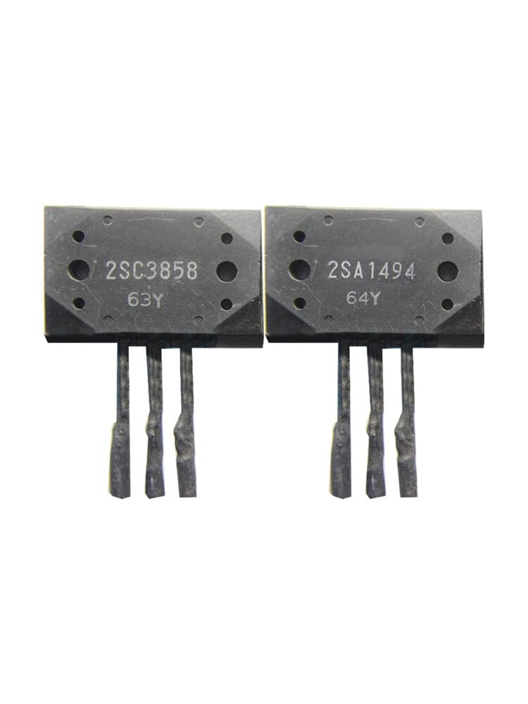 AmAir 5Pairs 2SA1494 2SC3858 MT-200 Silicon NPN + PNP Transistor