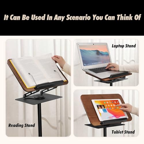 Soporte ajustable para libros para leer cómodamente en el hogar y la oficina 4