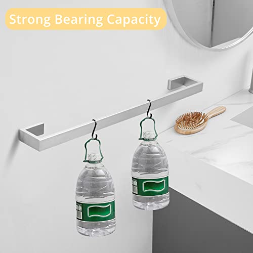 Fapully Stainless Steel Bathroom Accessories Hardware Wall Mounted Towel Bar Rack,Brushed Nickel Finished - Thumbnail 5