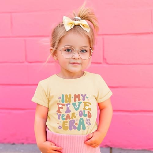 Image of Girls Birthday Shirt 2nd 3rd 4th 5th 6th Girls B-Day Outfits Mermaid Theme Cotton Short Sleeve Tee Tops
