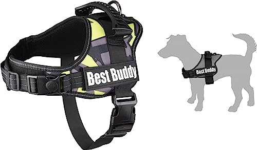 Flamingo Dog Harness Pluto Green M 50-66cm 60-80cm 13cm 38mm - Image 3