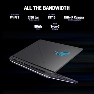 ASUS ROG Strix G16 (2025) Gaming Laptop, 16” ROG Nebula 16:10 2.5K 240Hz/3ms, NVIDIA® GeForce RTX™ 5070 Ti, Intel® Core™ Ultra 9 Processor 275HX, 32GB DDR5, 1TB SSD, Wi-Fi 7, Win11 Home, G615LR-AS96 — photo 6 of 6