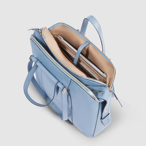 Maletín Piquadro negro de 40 cm portadocumenti unisex elegante 5