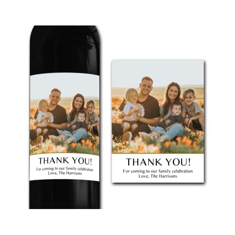 Forefrontdesigns Personalised Wine Bottle Labels Cover