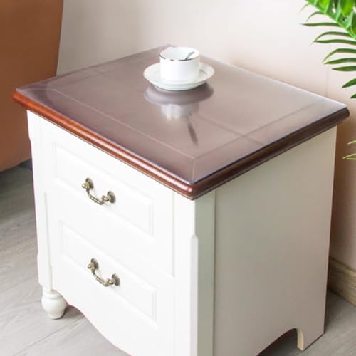 Nappe de table transparente mate 2.0mm pour protéger l'extérieur