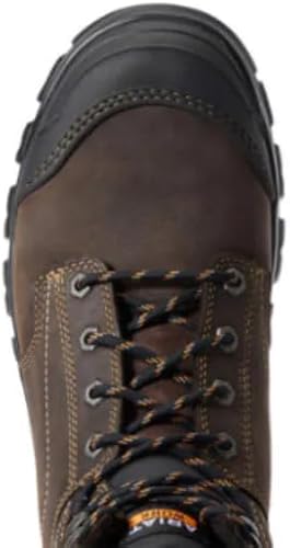 Miniatura 3 de Ariat Botas de trabajo impermeables Treadfast de 6 pulgadas para hombre, Marrón oscuro