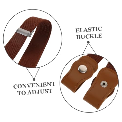 3pcs Adjustable Elastic Waist Belt for Boys and Girls Colorful Stretchy Pants Belt Metal Buckle for School Uniforms and Casual Wear3