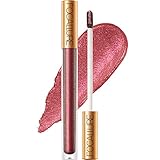 FOCALLURE Metallic Chameleon Liquid Lipstick, Glitter Lip Gloss, Shimmery Finish, Nonstick Cup Lip Makeup for Costume, Cosplay, Rave Festival, 07 SPINEL