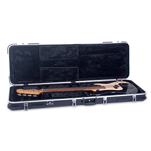 image for Crossrock Bass Guitar Case for Both 4 6 String in Black (CRA860BBK), A