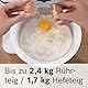 Bosch Kunststoff-Rührschüssel MUZS2KR, 3,8 Liter, zur Zubereitung von Kuchen- und Hefeteigen, spülmaschinengeeignet, passend für MUM Serie 2 Küchenmaschine