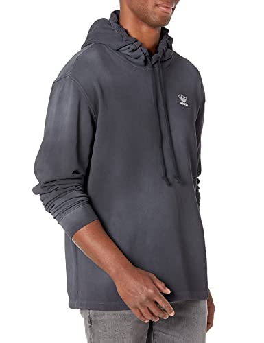 adidas Originals Men's Essentials Dye Hoodie, Black/White, M