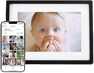 Skylight Frame - 10 inch Wifi Digital Picture Frame, Email Photos From Anywhere, Touch Screen Display