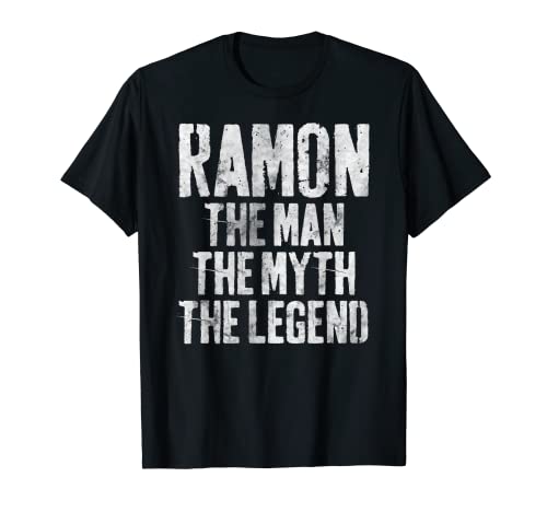 Camicia personalizzata Ramon The Man The Myth The Legend Maglietta