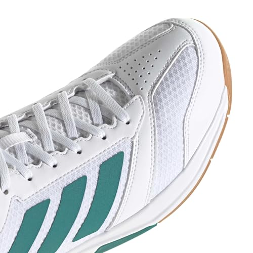 adidas Herren Ligra 8 Mens Indoor Shoes, FTWR White/Equipment Green/Grey one, 41 1/3 EU – Ansicht 5