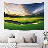 FHEDVBN Golf Course Tapestry Wall Hanging Aesthetic Wall Art for Living Room Dorm Poster Indoor Outdoor Banner Wall Tapestries Funny Party Backdrop Home Decorations 60x40 Inchch