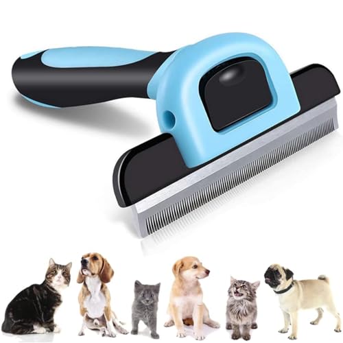 TRHDFW Dog & Cat Shedding Tools, Dog Deshedding Brush, the best choice for grooming and shedding for your cute pets. Dog Brush Cat Brush