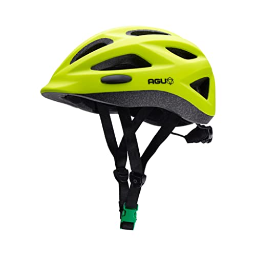 AGU GO Kids Fahrradhelm für Kinder, Entspricht der EN1078-Norm, Kinder Fahrradhelm ist Also geeignet als Skaterhelm, Unisex Kinderhelm passt bei einem Kopfumfang von 48 bis 54 Zentimetern
