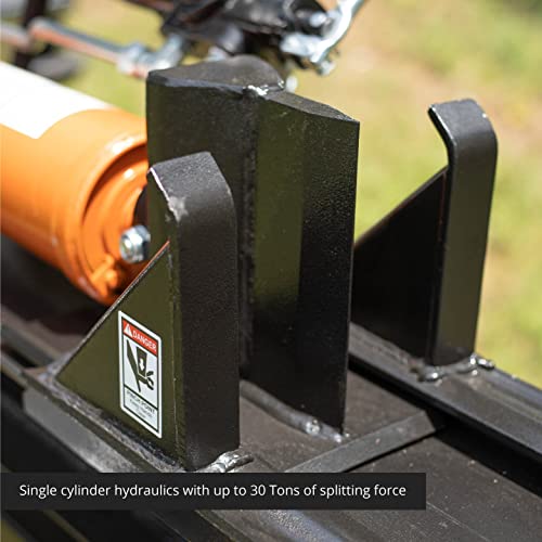 Titan Attachments Industrial 30 Ton Towable Hydraulic Horizontal/Vertical Log Splitter, Atv/Utv Tow-Behind #TOP6