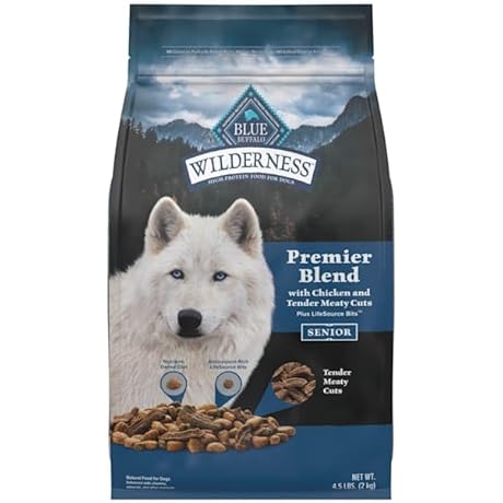 Blue Wilderness Premier Blend Meaty Cuts Senior Dry Dog Food