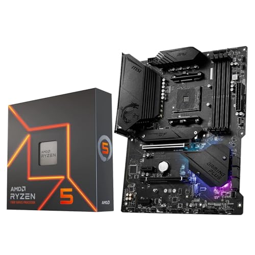 MICRO CENTER AMD Ryzen 5 7600X CPU Processor with ASUS TUF Gaming