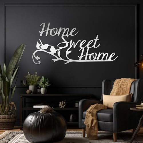 Décoration murale au-dessus du lit en métal de qualité