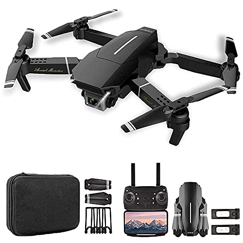 RC Drohne mit Kamera 4K Drohne Dual Kamera RC Quadcopter WiFi FPV Drohne Headless Modus Höhe Halten Geste Foto Track…