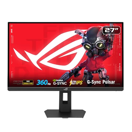 Image of ASUS ROG Strix 27 inch 1440P GSYNC Pulsar HDR Gaming Monitor (XG27QNGV) - QHD, 360Hz (Above 144Hz), 1ms, Ultrafast IPS, Esports Dual-Mode, Ambient Adaptive Technology, Aura Sync, 3 yr Warranty