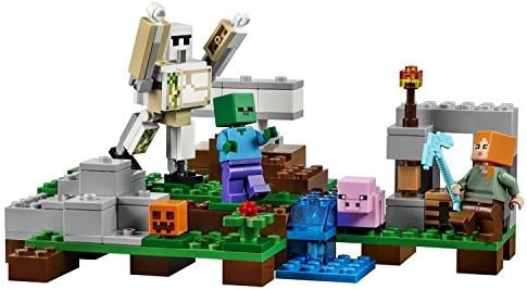Miniatura 7 de Minecraft LEGO 208 piezas The Iron Golem Brick Box Juguetes de construcción
