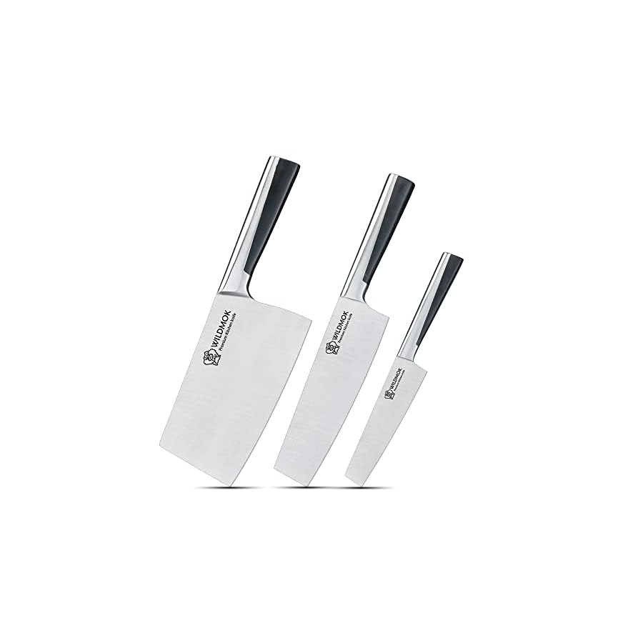 WILDMOK-3pcs-Knife-Set-Stainless-Steel-Kitchen-Knives-Set-7inch-Bone-Chopper-7inch-Nakiri-Knife-and-5inch-Utility-Cutter-with-Stainless-Steel-ABS-Handle-Perfect-Cutlery-Set-Gift WILDMOK 3pcs Knife Set Stainless Steel Kitchen Knives Set 7inch Bone Chopper 7inch Nakiri Knife and 5inch Utility Cutter with Stainless Steel & ABS Handle, Perfect Cutlery Set Gift