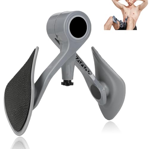 Beckenboden Muskeltrainer Oberschenkeltrainer Trainingsgerät GesäßTrainer Trainingsgerät Fitnessgerät für Gesäß Beinarm Brust Arm und Beintrainer für Damen & Männer - Schwarz