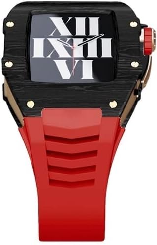 EKINS New Metal Case for Apple Watch 44mm 45mm Stainless Steel Watch Strap for Apple Watch 7 41mm Band Shell Iwatch Series 6 5 SE (Color 10mm Gold