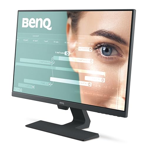 Image of BenQ GW2780T 27 inch (68cm) 1920 X 1080p IPS Full HD| Height Adjustment| HDMI| DP Port| Eye-Care| Ultra-Slim Bezel Monitor| Anti-Glare| Brightness Intelligence|Color Weakness Mode| 2Wx2 Speakers| (Black)