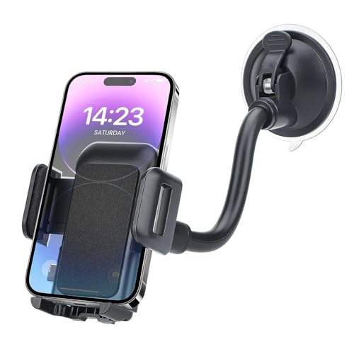 EEEKit Handyhalterung Auto Saugnapf, Universal KFZ Handyhalter für Armaturenbrett & Windschutzscheibe, 360° Drehbar Handyhalterung für 3,5–6,0 Zoll Smartphones