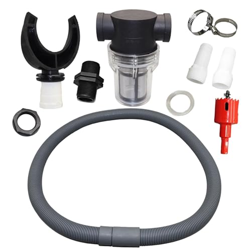 Sistemas de recolección de agua de lluvia – Manguera de agua de lluvia con filtro, Buzo rápido con filtro para recuperar el agua de lluvia | Kit de recogida de agua de lluvia con varios sistemas de c