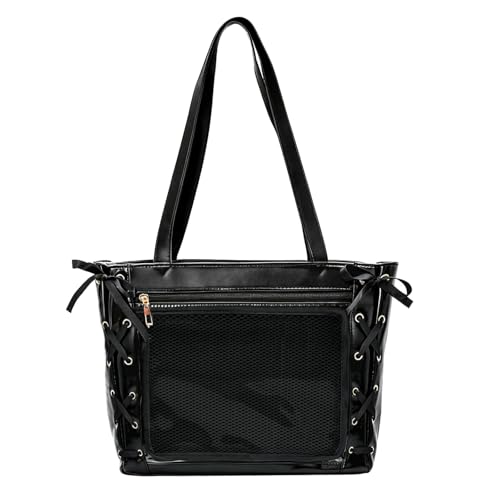 Bolso Ita Tote grande con portapines moño kawaii miniatura 1